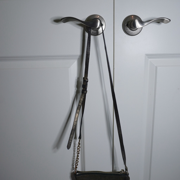 Women's Coach Crossbody Bag One Size Gold Black - Picture 2 of 5